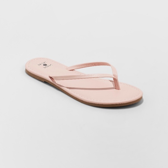 blush pink sandals